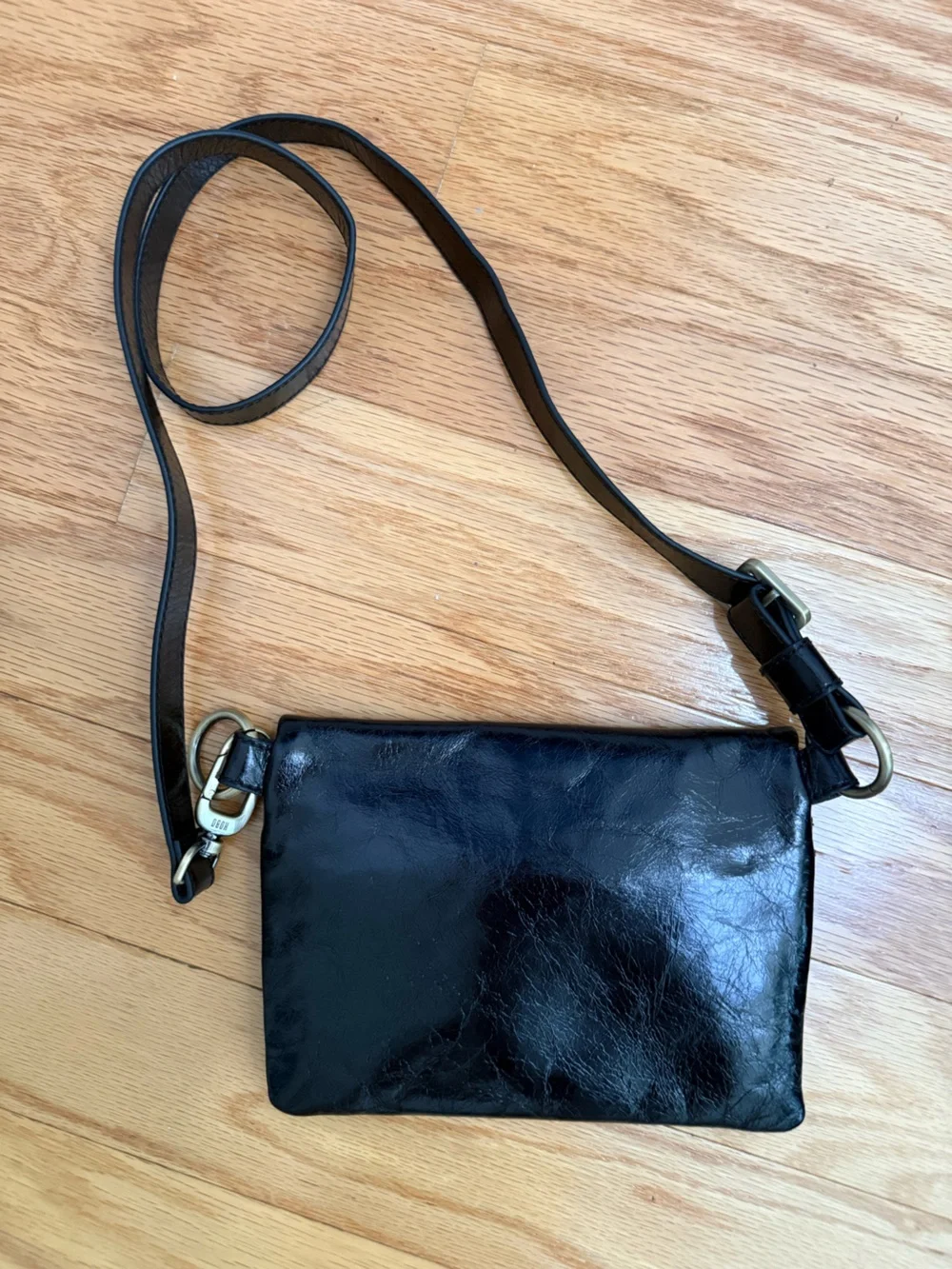 HOBO Winn Belt Bag/ Crossbody in black, +*card case LIKE NEW